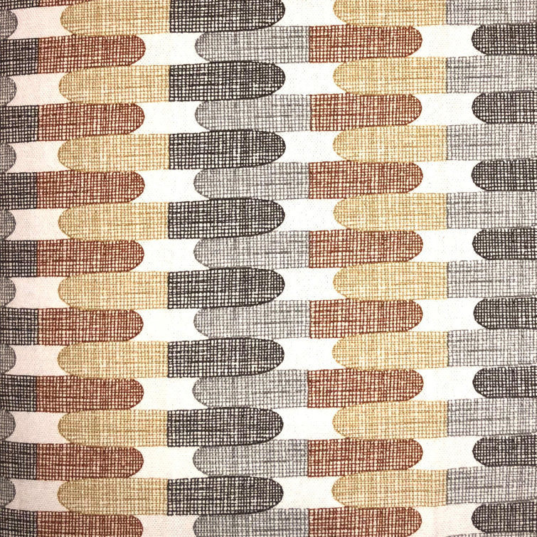 Plutus Brands Gladstone Tiles Rectangular Throw Pillow Cover & Insert